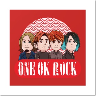 One Ok Rock Chibi Personil Posters and Art